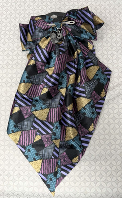 Hot topic The Nightmare Before Christmas Sally Jack Patchwork Hair Bow