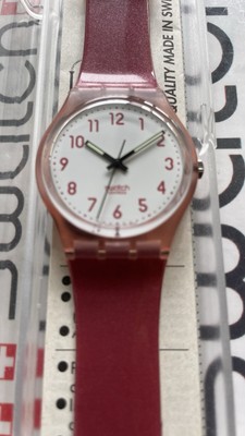 Swatch Original Pink GR130 1996 Standard Gents 34mm  display picture 3