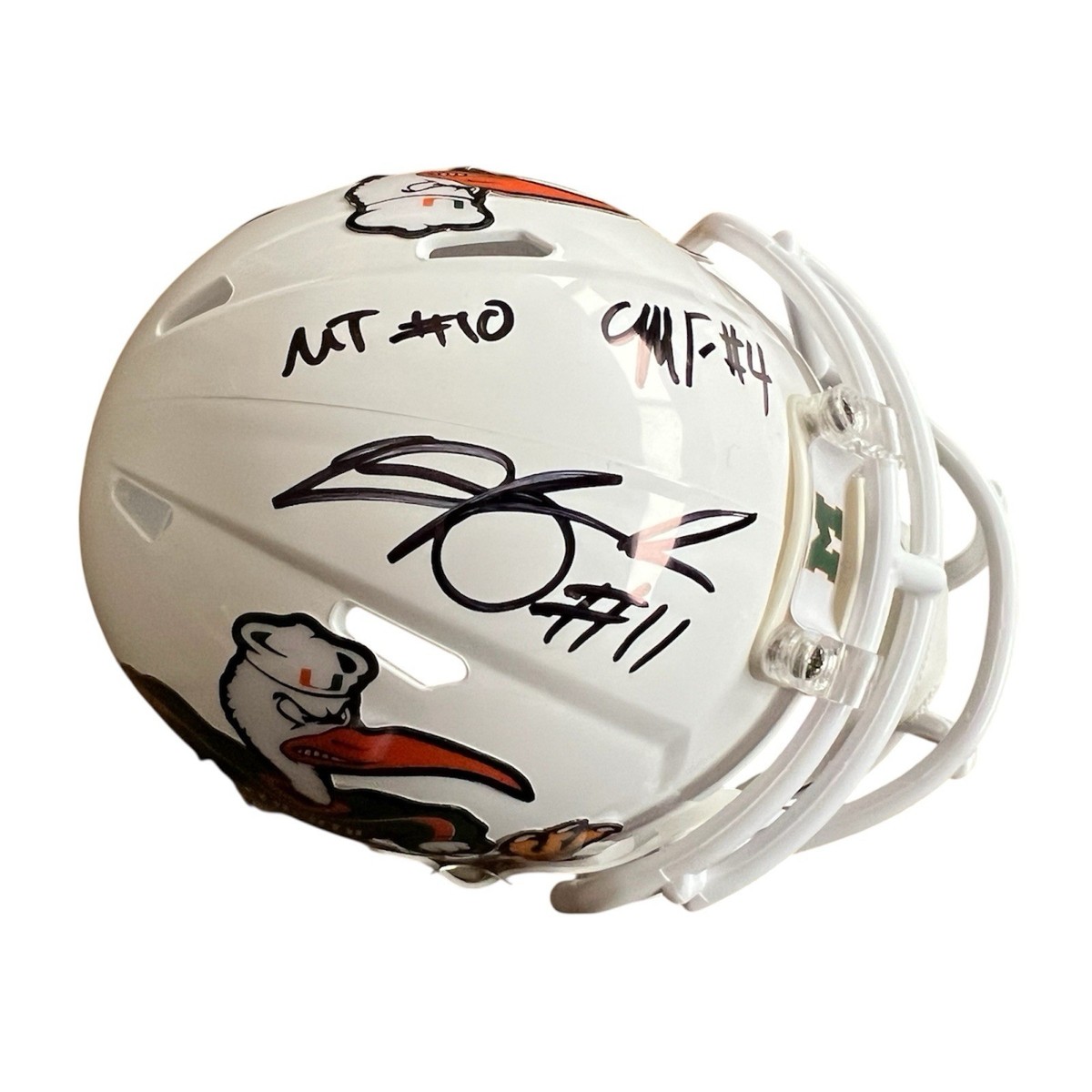 Carson Beck Malachi Toney Mark Fletcher Jr Signed Autographed Mini