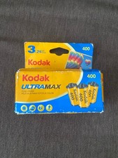 Kodak Ultramax 3-Pack 24 Exposure ISO 400 Film, Expired 02/25