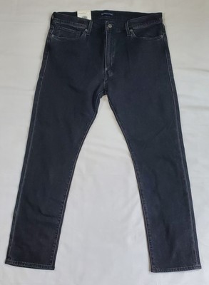 LEVI'S MADE CRAFTED 511 SLIM FIT SELVEDGE DENIM BLACK/GRAY JEANS MEN SIZE 38X32
