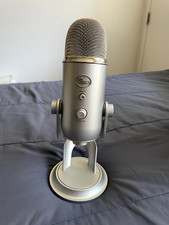 BLUE Yeti USB Microphone Silver Used good - Great USB mic for versatile use