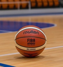 Molten BG3800 FIBA Approved Indoor/Outdoor Basketball Ball - Orange/Ivory, Size