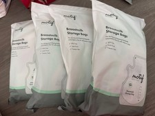 Motif Medical Breastmilk Storage Bags 6 oz 100 Count BPA Free lot of 4- 400 Bags