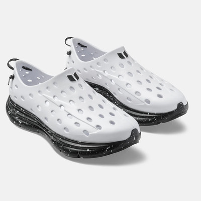 Kane Revive Shoes White Black Speckle Recovery Vented Rubber Slip US M 3 - M 16