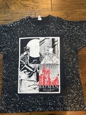Vintage 1992 Batman Returns T Shirt AOP Penguin Catwoman 90s Single Stitch XL