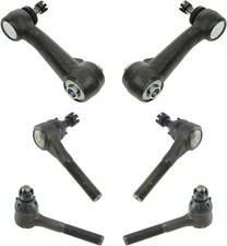 TRQ Front Driver Passenger Steering Kit Idler Arm Tie for 79-03 Dodge PSA63549