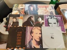 JOB LOT OF 10 X 12" VINYL RECORDS BON JOVI VAN HALEN MICK JAGGER HOLLY JOHNSON