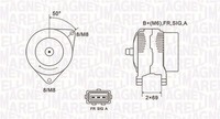 Magneti Marelli Lichtmaschine Generator Lima 063731857010 14V FüR Ford Transit 1