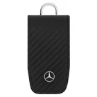 Mercedes-Benz Genuine Key Case Leather Carbon Black Key Wallet B66958411 NEW