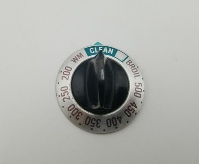 WB3X470 GE Range Thermostat Knob Clean Selection  w/Round Top ;  KN-9e1