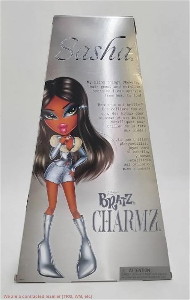 Детская кукла Bratz 9.5" Charmz - Sasha See Details — фото 2