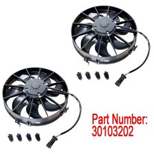 New 2x Puller Fan 30103202 Fits For Spal Racing Motorcycle Va01-ap90vll-66a Us