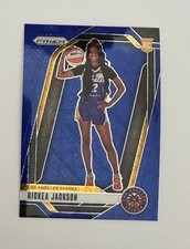 Rickea Jackson Rookie 2024 Panini Prizm WNBA Blue Velocity Image Variation-#144