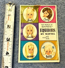 K Barbie World of Fashions Booklet Catalog Mattel Japan 1967