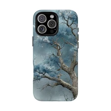 Phone Ink - Custom Case - Dreamy Blue Tranquil Tree