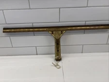 Vintage UNGER Brass Handle Squeegee 17.5"  Window Cleaner Washing Drying USA