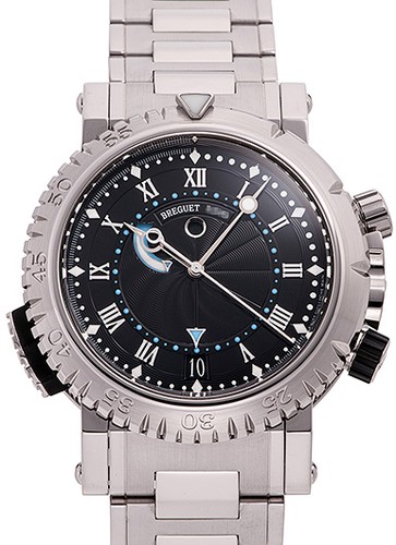 Breguet Marine Royal 5847BB / 92 / BZ0 White Gold 45mm Rotating Bezel #KMW128