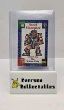90's Monster Wrestlers in My Pocket 26 Steel Slammer Grapple Card Matchbox