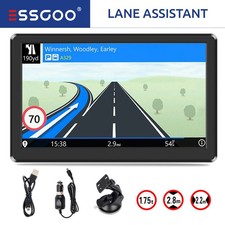 ESSGOO 7Zoll LKW PKW GPS Navigationsgerät mit 2D3D Kartenansicht Kostenlos Karte