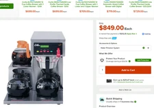 Automatic Coffee Brewer - Wilbur Curtis ALP3GTL12A000. CHEAP, PRICE NEGOTIABLE