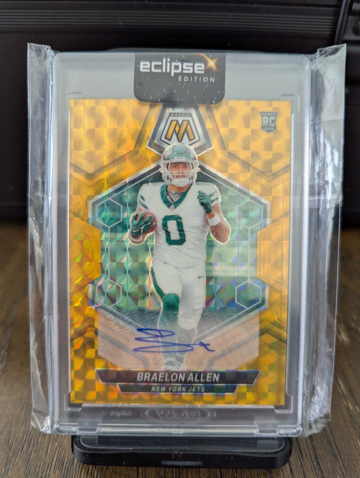 Braelon Allen 2024 Panini Mosaic Gold Rookie Auto /10