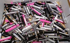 Lot of 12 Assorted Refillable Butane Lighters