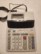 Sharp EL-1801V Desktop Calculator 12-Digit 2-Color Electronic Printing