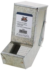 Pet Lodge® Steel Small Animal Feeder with Lid and Sifter Bottom | Cage Rabbit 