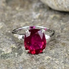 Natural Pink Topaz Ring 925 Sterling Silver Ring For Women Mother Ring Dainty