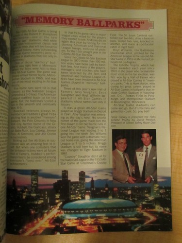 1985 MLB All Star Game Official Program Minnesota Twins Metrodome Stadium - Picture 4 of 12