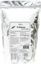 NuSci 100% Pure D-Ribose powder 1000g (2.2 lb) 100% energy 