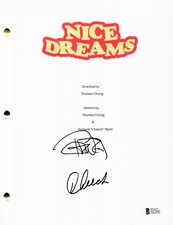 CHEECH & CHONG SIGNED AUTOGRAPH NICE DREAMS FULL SCRIPT BECKETT BAS
