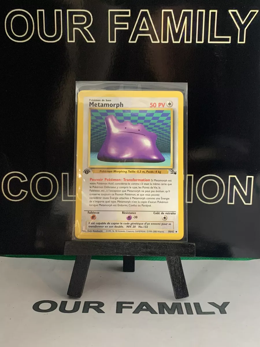 Ditto 1999 Pokemon TCG Fossil 1st Edition #18 - 1999 - US