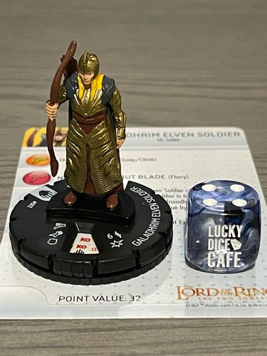 WizKids Heroclix LOTR The Two Towers 002 Galadhrim Elven Soldier