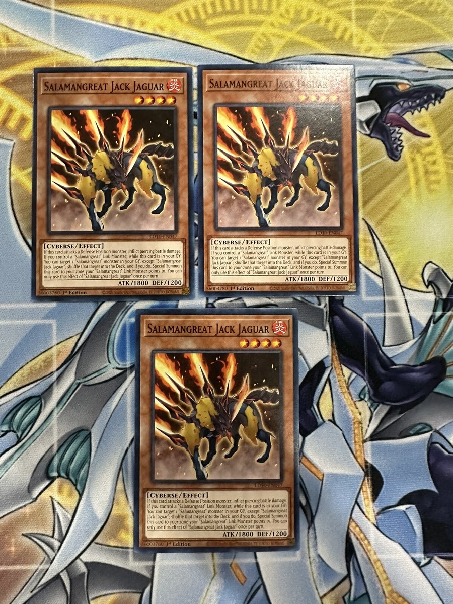 Yugioh Salamangreat Jack Jaguar Common LD10 (x3) | eBay
