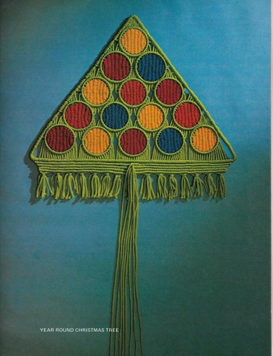 Macrame Holiday II Christmas Decorations Santa Candy Cane Pattern Book - Picture 2 of 6