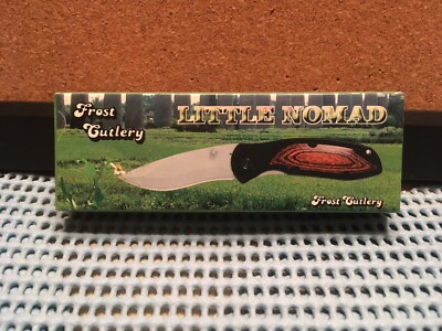 Frost Cutlery-Little Nomad-Brown Pakkawood-Linerlock Pocket Knife