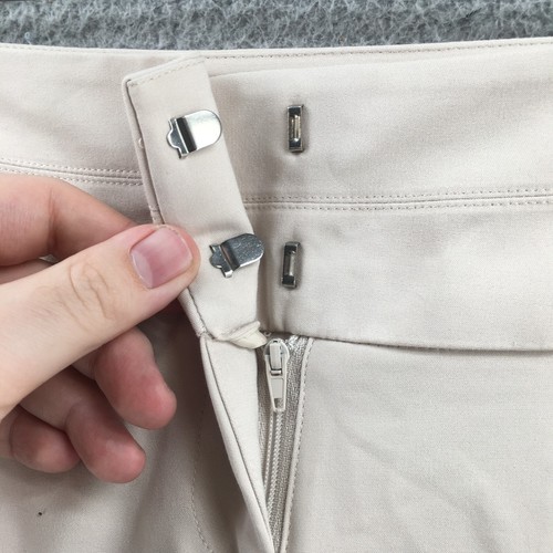 Xoxo Bootcut Trouser Dress Pants Womens 0 (Actual 29X32) Beige Low Rise Zip NEW - Picture 4 of 20