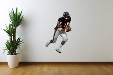 Walter Payton Wall Decal Chicago Bears Removable Vinyl Sticker Decor Room Cling 