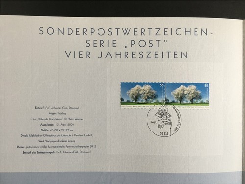 GERMAN POST ART-EDITION 2006/15 SEASON SPRING TREE TREES - Picture 4 of 6