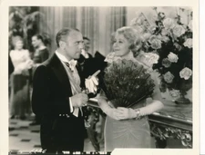 GRACE MOORE ROLAND YOUNG Original Vintage 30 NEW MOON MGM Production Still Photo