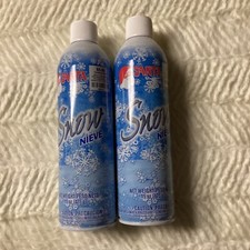 Santa Winter White Christmas Artificial Snow Spray 15 oz 2 Cans