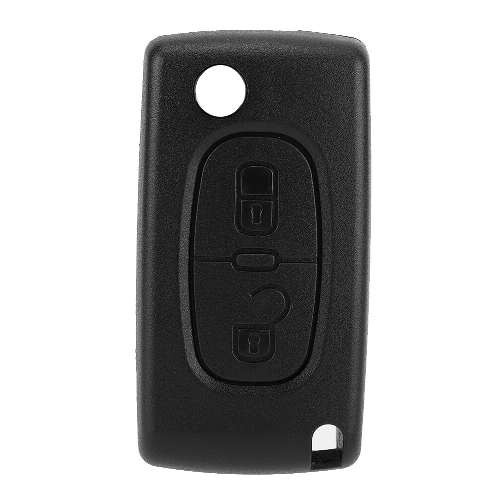 Jeffergarden 3 Boutons De Voiture à Distance Flip Key Fob Case Blade Cover Shell Fit Pour Citroen Disatatch Fiat Scudo 89058826