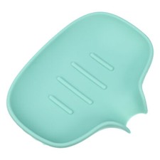 Soap Dish Keep Soap Dry for Home Bathroom Kitchen Silicone 14.5x11.3cm