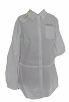 Damen Langarmbluse Bluse Kurzarmbluse Weiss Chiemsee Cleara White Gr. L 40 Neu