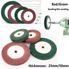 150-300mm Sanding Grinding Wheel Nylon Fiber Abrasive Scouring Buffing Pad Red