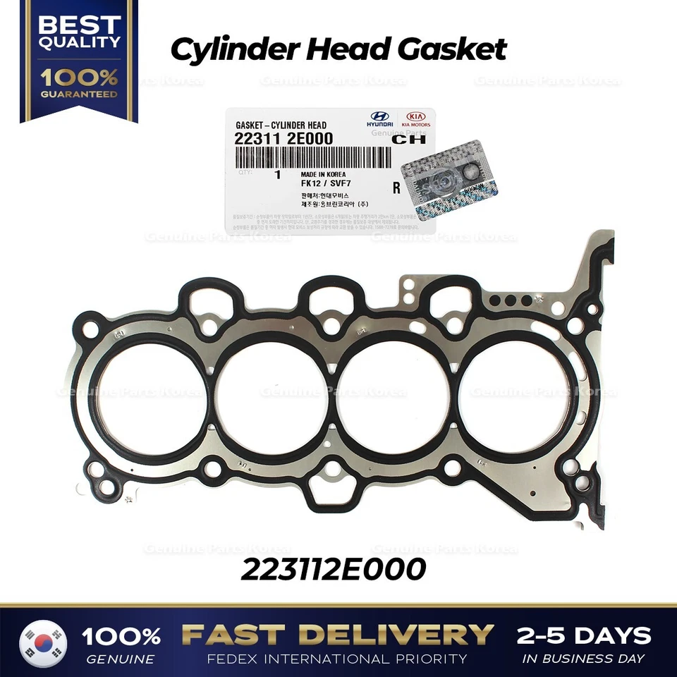 ⭐Genuino⭐ Junta de culata 223112E000 para Hyundai Elantra Kia Forte Foto 2 de 3