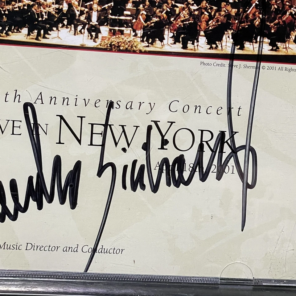 Columbus Symphony Orchestra CSO Live In New York CD Alessandro Siciliani Signed - Imagem 3 de 4