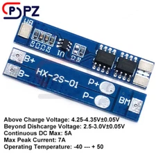 2S 5A 7.4V 8.4V Li-ion Lithium Battery 18650 Charger Protection Board BMS Module
